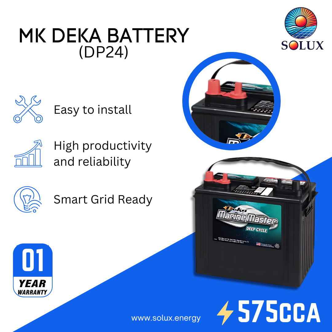 This is an image of MK Deka Marine Master Deep Cycle Battery 12V DP24